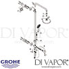Grohe Euphoria Power&Soul System 190 Shower System Diverter Spares